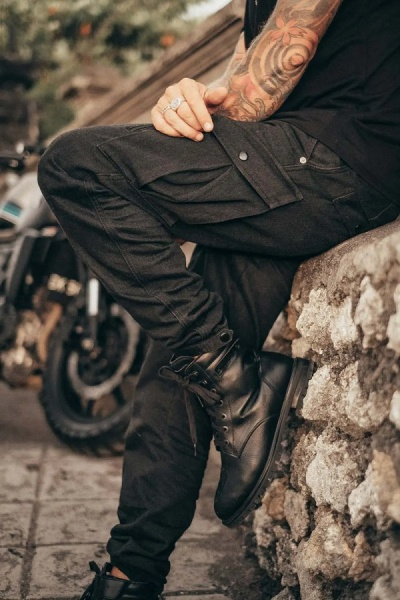 Moto d insai Pando MARK KEV 01 Motorcycle Jeans for Men with Chino Style Cordura Motorider.lt